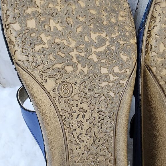 Flexus by Spring Step Denia Slide Sandals Blue Size 6 - Picture 3 of 11